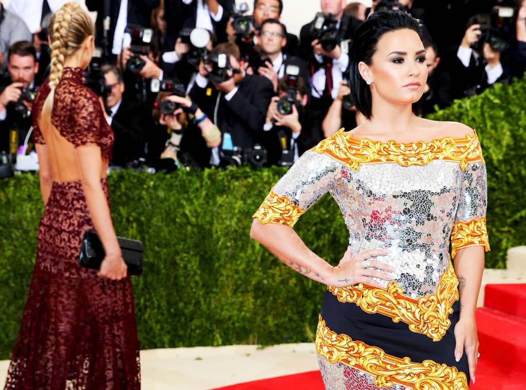 Image result for demi lovato met gala dress